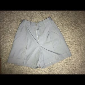 pleated shorts